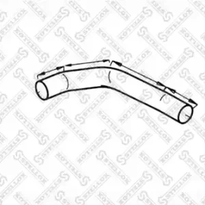 труба глуш. выхлопная !плечи 170+340+400+160 3-изг MAN 16/19-26. D2865F/FL/FLL/FNL 82-03522-SX STELLOX