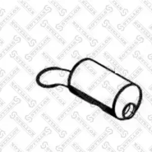 резонатор(бочка) глушителя !кругл. с выхлопной трубой Volvo N/FL/FM/FH 10/12/16 82-03003-SX STELLOX