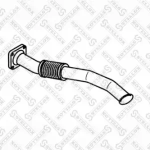 труба глушителя приемная с гофрой !d=75 квадр. Фланец Iveco EuroCargo 75-150/170E15-23 82-03618-SX STELLOX