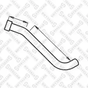 труба глушителя!2 изг. 250+700 передняя Scania R143/T143(4x2.6x2.6x4 GRH880-T 82-03553-SX STELLOX