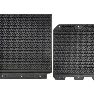 брызговик с антиспреем! пластик, 400x412мм, с монтаж. к-том Universal 87-87020-SX STELLOX