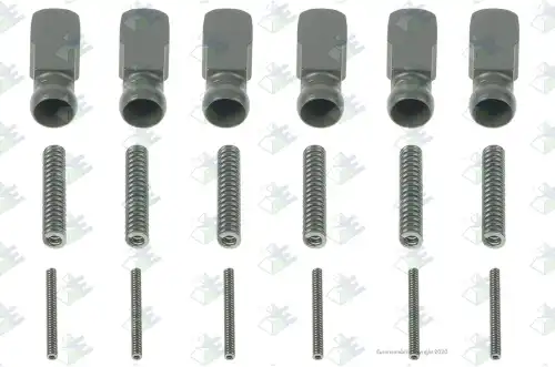 р/к синхронизатора! сухарики+пружинки (6 к-тов) MB ZF 5S-...,5K-..., 4S-120GP 95530679 EURORICAMBI