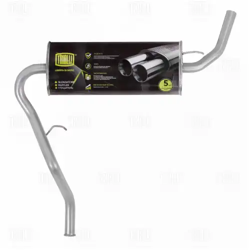 глушитель алюминизированный! с/о Lada 2123 EMM 0116 TRIALLI