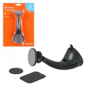 держатель! для телефона, магнитный, на лобовое стекло/панель приборов AMS-U-14 AIRLINE