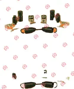 р/к тормозной колодки!пружина, ролик, пластина торм.колодкиFruehauf 10.02.43 ONYARBI