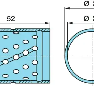 втулка торм. вала !(бронз) 32x36x52 BPW 03.112.22.30.0