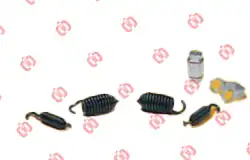 р/к торм.колодки !6x литой суппорт (пруж+пальцы+кольца) ROR TE9000/9300 оси (B,Q,Z) 50.02.34 ONYARBI