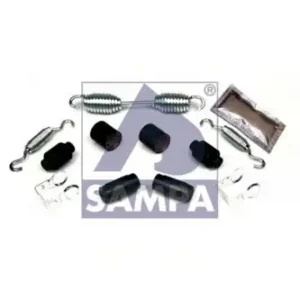 р/к торм.колодки !6x штампованный суппорт (пруж+пальцы+вт) ROR TE9000/9300 оси (B,Q,Z) 085.511 SAMPA