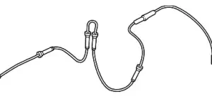 Датчик тормозных колодок LAND ROVER LR122455 электронный