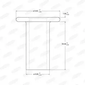 комплект заклепок! 100шт. 5x10 сталь, трубчатые 93038 BERAL