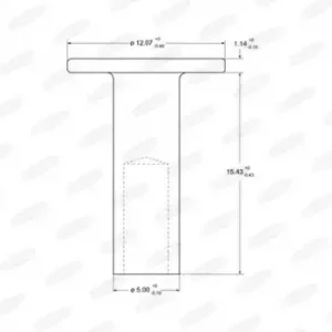 комплект заклепок! 100шт. 5x15 оцинков.сталь, полутрубчатые 93275 BERAL