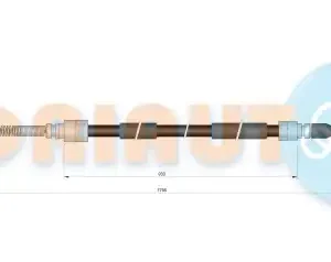 Трос ручного тормоза ADRIAUTO 27.0217