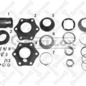 р/к торм. вала !(мп)на ось-втулки бронз.+шаровая пластм., с монтажным BPW H/R 85-07010-SX STELLOX