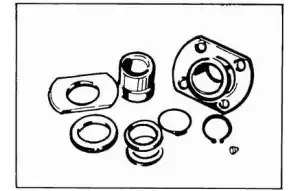 р/к торм.вала! (мрп) AXL122 на 1вал без бронз. втулки ROR TE 9000/9300, TM 711380 ERREVI