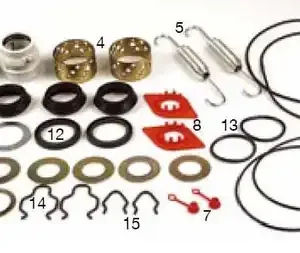 р/к торм. вала !на ось (полный) бронз.втулка, уплотн.,пружины SAF SK RS 075.511 SAMPA