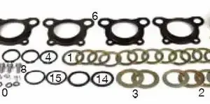 р/к торм. вала !(мпр) на ось цил+бронз втулки, крышки,крепл,стопора, уплотнSAF 8130/11030 075.524 SAMPA