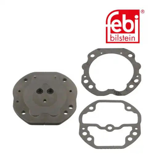 р/к компрессора!(мк)d90 2прокладки+1клапан+плита MB дв.OM422/423/403/402 02572 FEBI