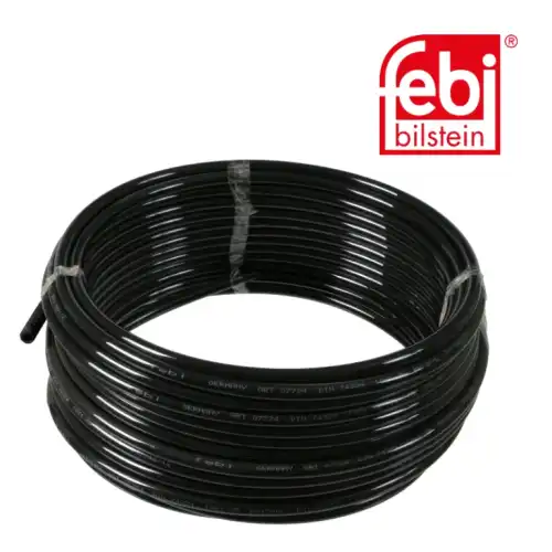 трубка пластик. за 1м! D10x1.25 /25м черный пневмо/топл/охлажд/масл системы DIN74324 07724 FEBI