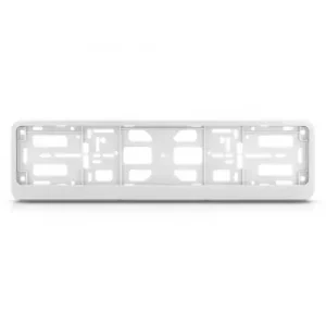 рамка под номерной знак! двусоставная (белая) RN-17 A07728S AVS