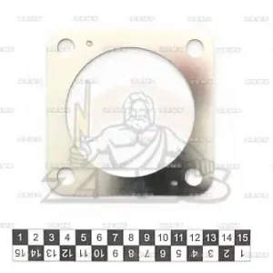 Прокладка глушителя ZEVS GEM12Z03