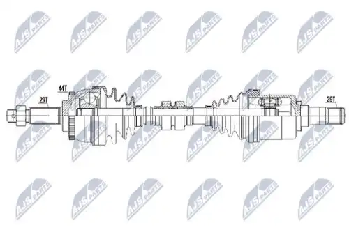 Вал приводной в сборе NTY NPW-NS-060