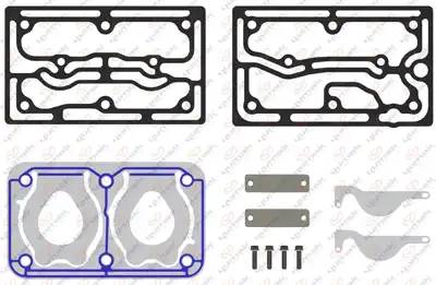 р/к ГБЦ компрессора!(крм) прокладки,сальник, пласт.клапаны, болты Volvo RK.01.176.07 YUMAK