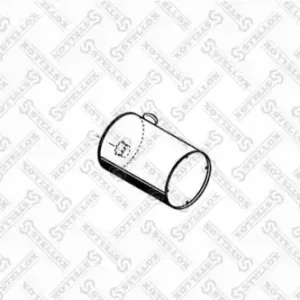 резонатор(бочка) глушителя !ЕВРО 3 круглый Omn Volvo FH12/16 FL12 FM7/10/12/B12 82-03011-SX STELLOX