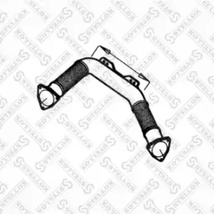 труба глушителя ! средняя с гофрами  DAF 95 82-03577-SX STELLOX