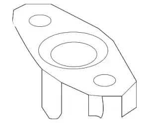 Прокладка глушителя MB 651 096 04 00