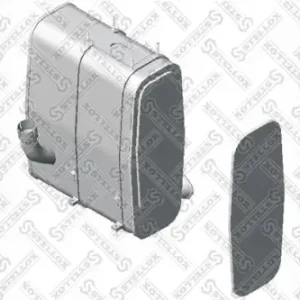 резонатор(бочка) глушителя !прямоугольный крепл. на раме MB 1935-4635 82-03052-SX STELLOX