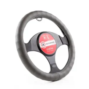Чехол на руль AUTOPROFI AP1912DGYM экокожа размер M 37-39 см