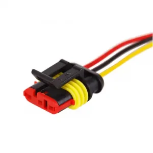 16-0313-9 DJ7031-1.5-21 автомобильный разъем гнездо с проводом 20 см (3-контактный) REXANT