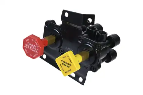 кран !стояночного тормоза в кабине (красн.+желтый), 6 отверстий под трубкиVolvo VN 85-19806-SX STELLOX