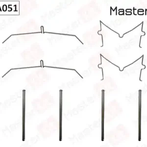 Пружины барабанных тормозных колодок MASTERKIT 77AA051