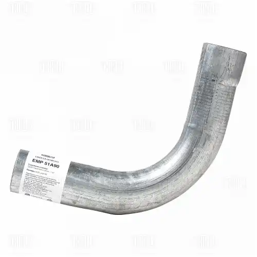 труба выхлопная! с гибом d=51, угол 90 EMP 51A90 TRIALLI