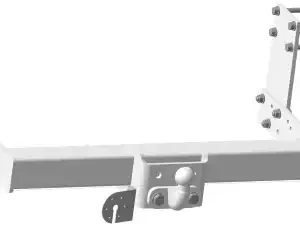Фаркоп ORIS 2250-F фланцевый 2000 кг./ 100 кг.