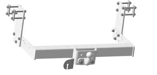 Фаркоп ORIS 2250-F фланцевый 2000 кг./ 100 кг.