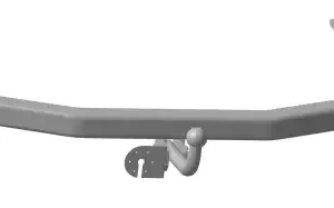 Фаркоп ORIS 3062-A условно-съемный 1500 кг./ 75 кг.