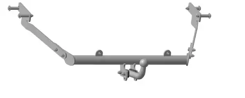 Фаркоп ORIS 2527-A условно-съемный 1100 кг./ 75 кг.