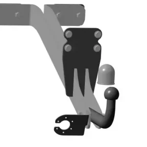 Фаркоп ORIS 5608-A условно-съемный 1400 кг./ 75 кг.