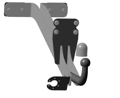 Фаркоп ORIS 5608-A условно-съемный 1400 кг./ 75 кг.