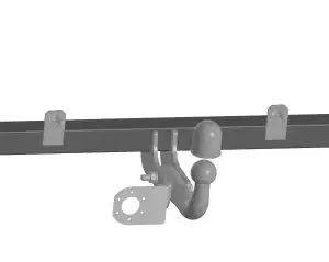 Фаркоп ORIS 1241-A условно-съемный 1100 кг./ 75 кг.