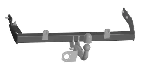 Фаркоп ORIS 1241-A условно-съемный 1100 кг./ 75 кг.