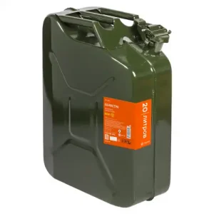 Канистра автомобильная AIRLINE ACF-20G металл 20 л ручка для переноса фиксатор от случайного открывания