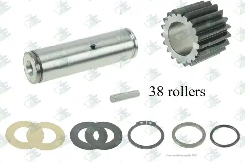 р/к сателита трансмиссии!колесн.редук.1шест.+ось+5шайб+2сальн.VOLVO FH/FM RAN/CTN371/472 88170189 EURORICAMBI