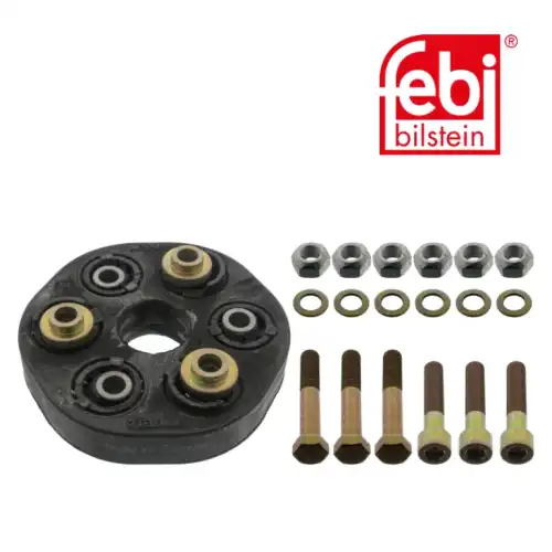 муфта кардана к-кт! с болтами и гайками МВ W124/W201/T124 2.0-2.5TD 82-93 03628 FEBI