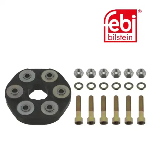 ***муфта кардана к-кт! с болтами и гайками МВ W124/126/201/202/202 85-02 03909 FEBI