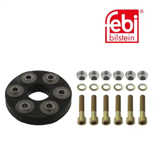 муфта кардана к-кт! с болтами и гайками MB W201/202/210/124 1.8-3.0 82-02 01743 FEBI