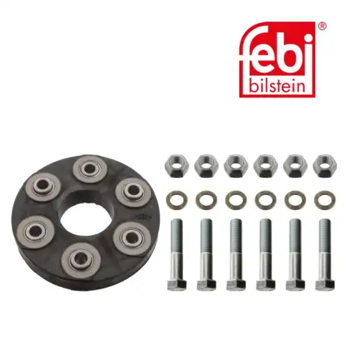 муфта кардана к-кт! с болтами и гайками MB W114/115/123 2.0-3.0D/TD <85 07541 FEBI