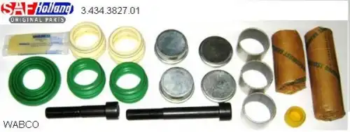 р/к диcкового тормоза !(мр) направляющий штырь и набор уплотнителей SAF 3 434 3827 01